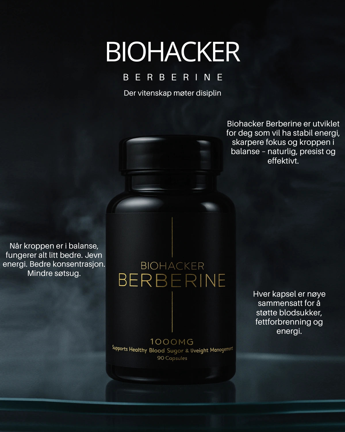 Berberine 1000 mg | 90 kapsler