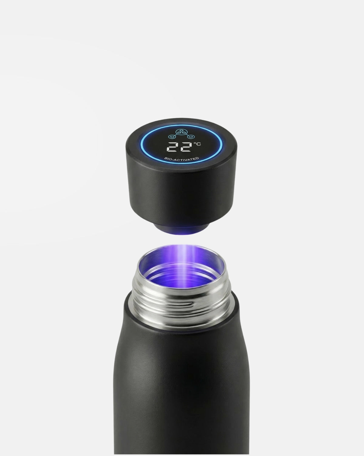 Smart Bottle | 500 ml | UV-C Vannrensing & Temperaturkontroll