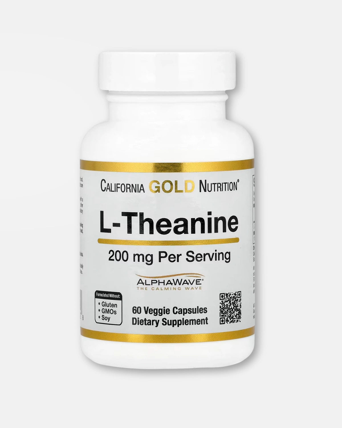 L-Theanine (AlphaWave®) 200 mg, 60 Kapsler