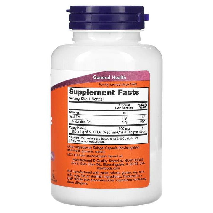 Kaprylsyre 600 mg 100 Tabletter - Biohack