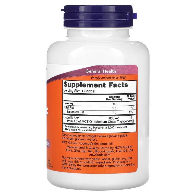 Kaprylsyre 600 mg 100 Tabletter - Biohack