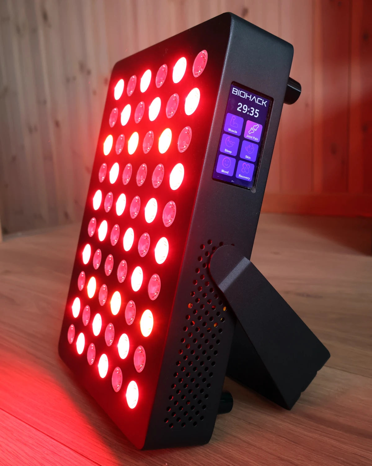 LUX-7 Pro Rødtlyspanel – 7 Bølgelengder & Touch-skjerm