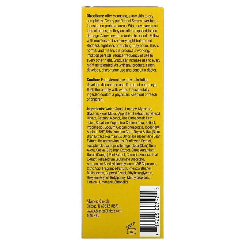 Anti-rynke serum med Retinol 52 ml - Biohack