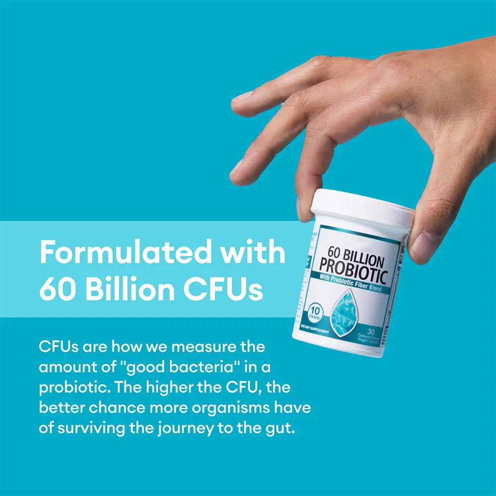 Probiotika (60 Milliarder CFU) 30 Kapsler