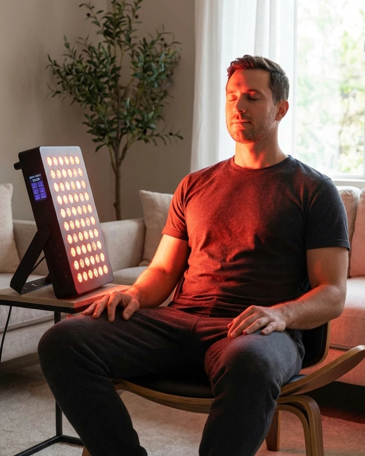 LUX-7 Pro Rødtlyspanel – 7 Bølgelengder & Touch-skjerm