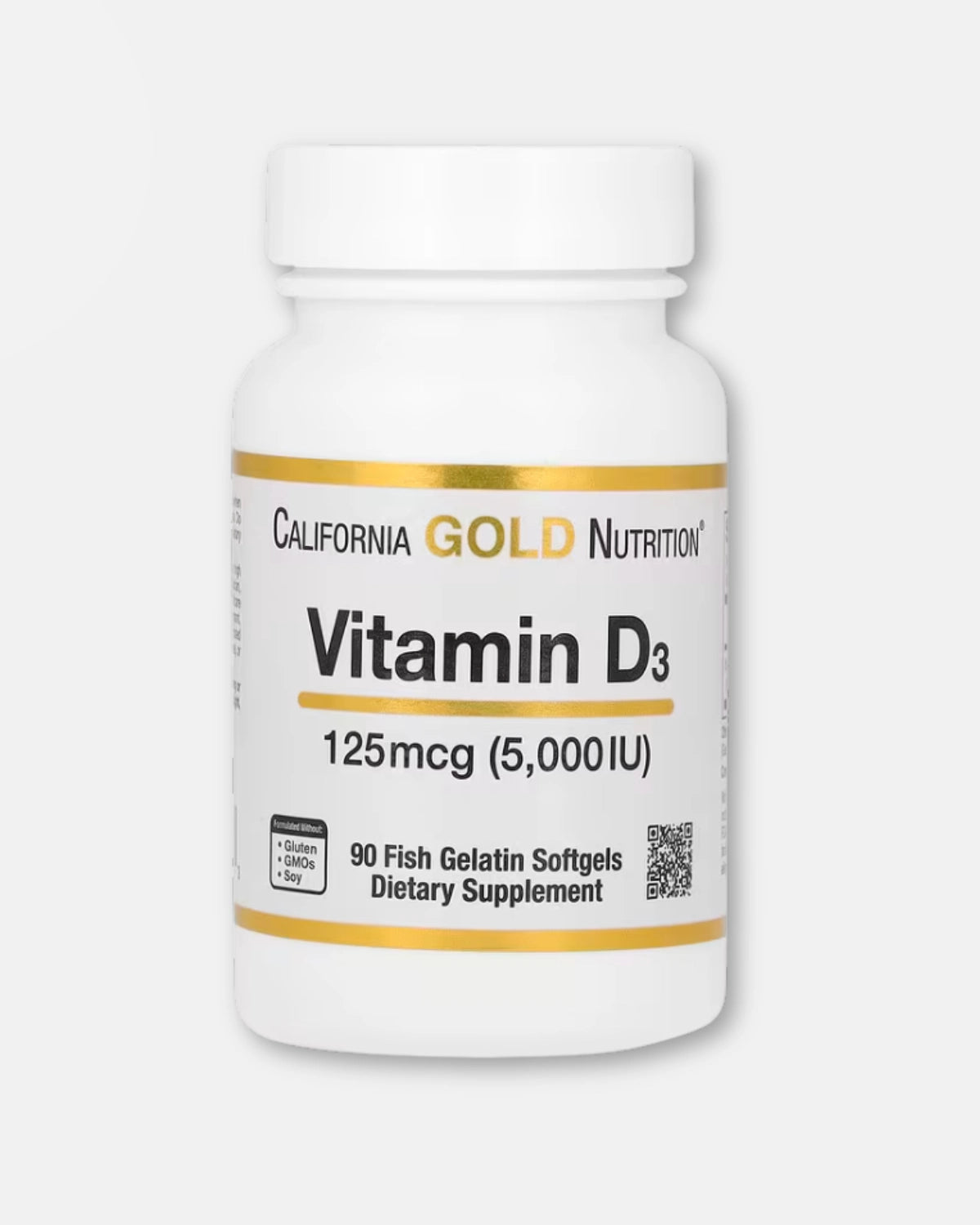 Vitamin D3 – 5 000 IU (125 mcg) – 90 kapsler