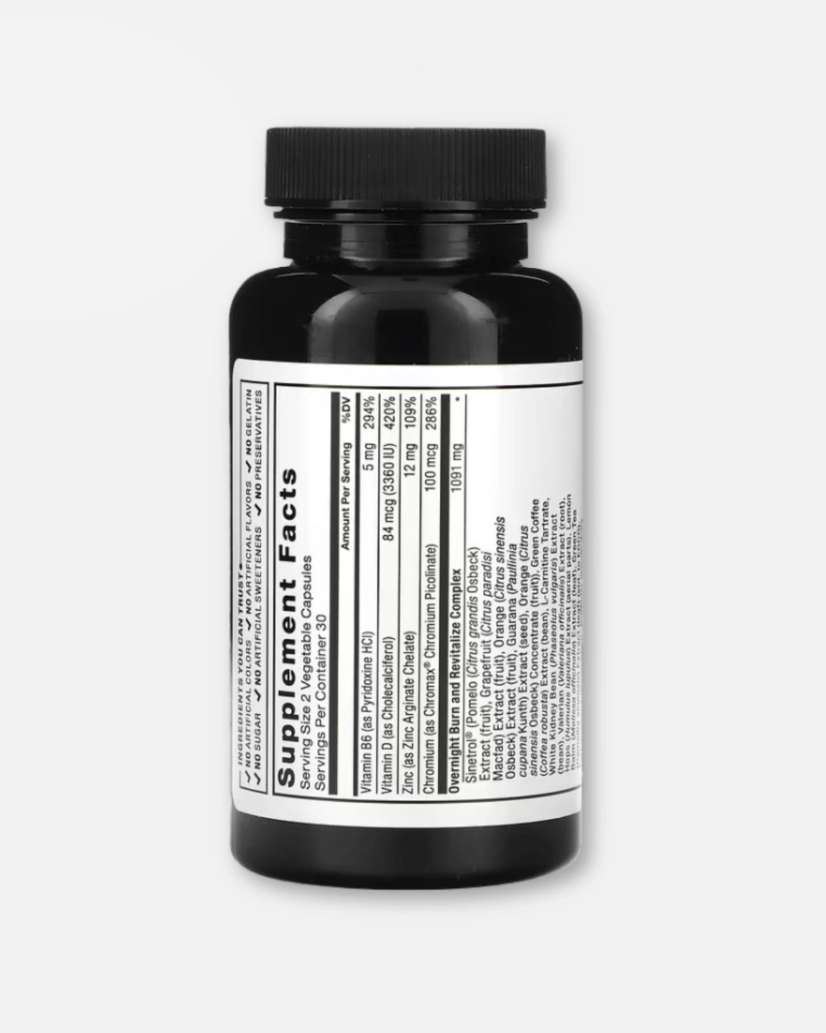 LeanFire® PM Nighttime Fat Burner 60 Kapsler