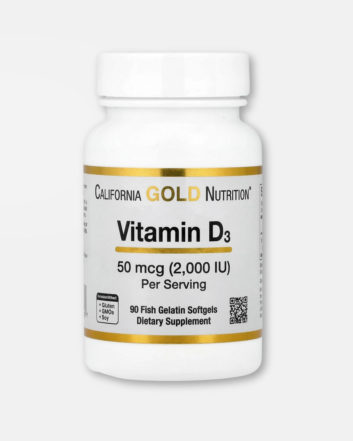 Vitamin D3 – 2 000 IU (50 mcg) – 90 kapsler