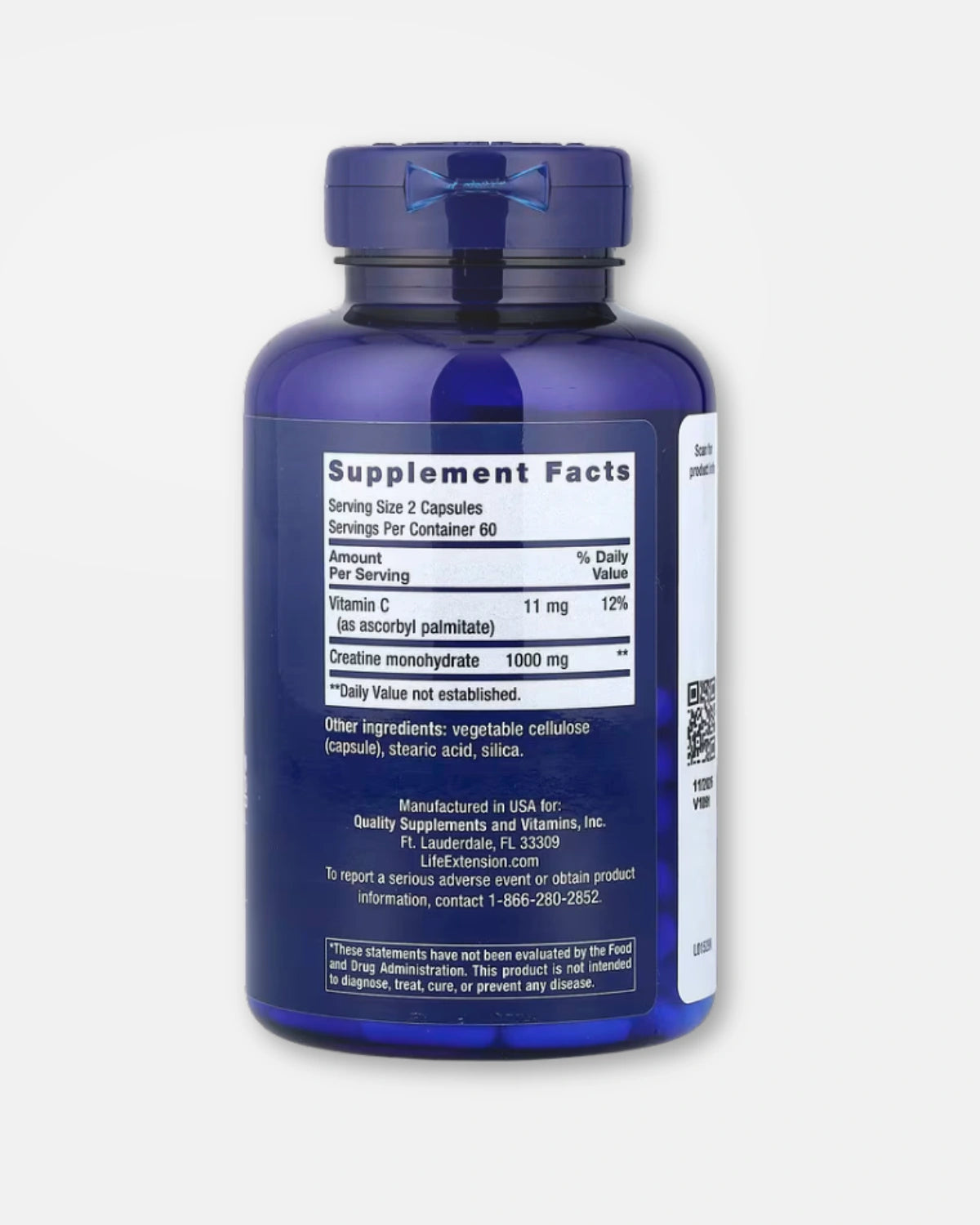 Kreatinkapsler 500 mg 120 Kapsler
