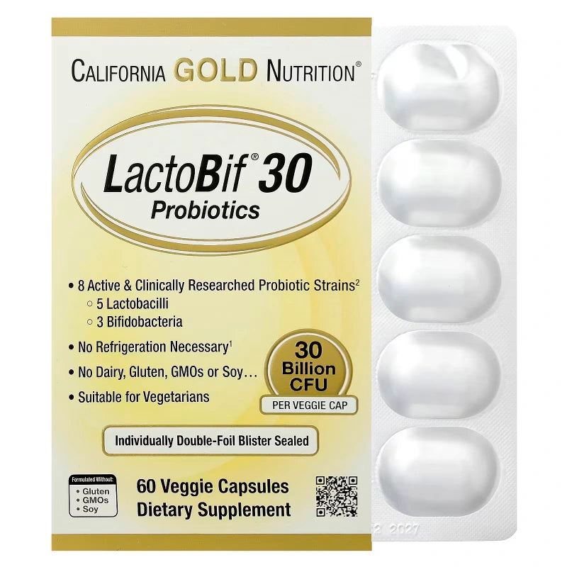California Gold Nutrition LactoBif® 30 Probiotika