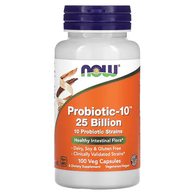 NOW Foods Probiotika 100 Kapsler