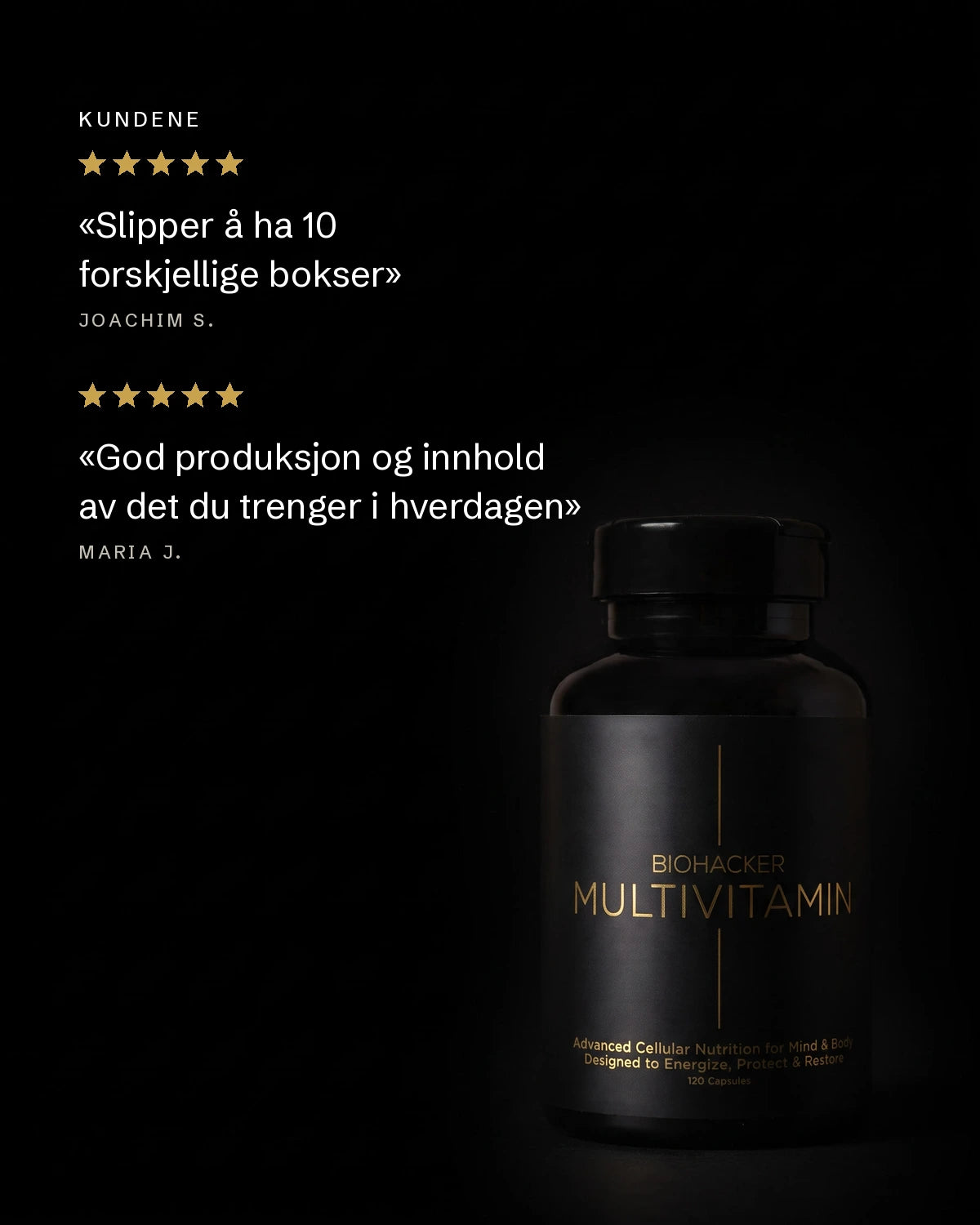 Kundeanmeldelser av Biohacker Multivitamin