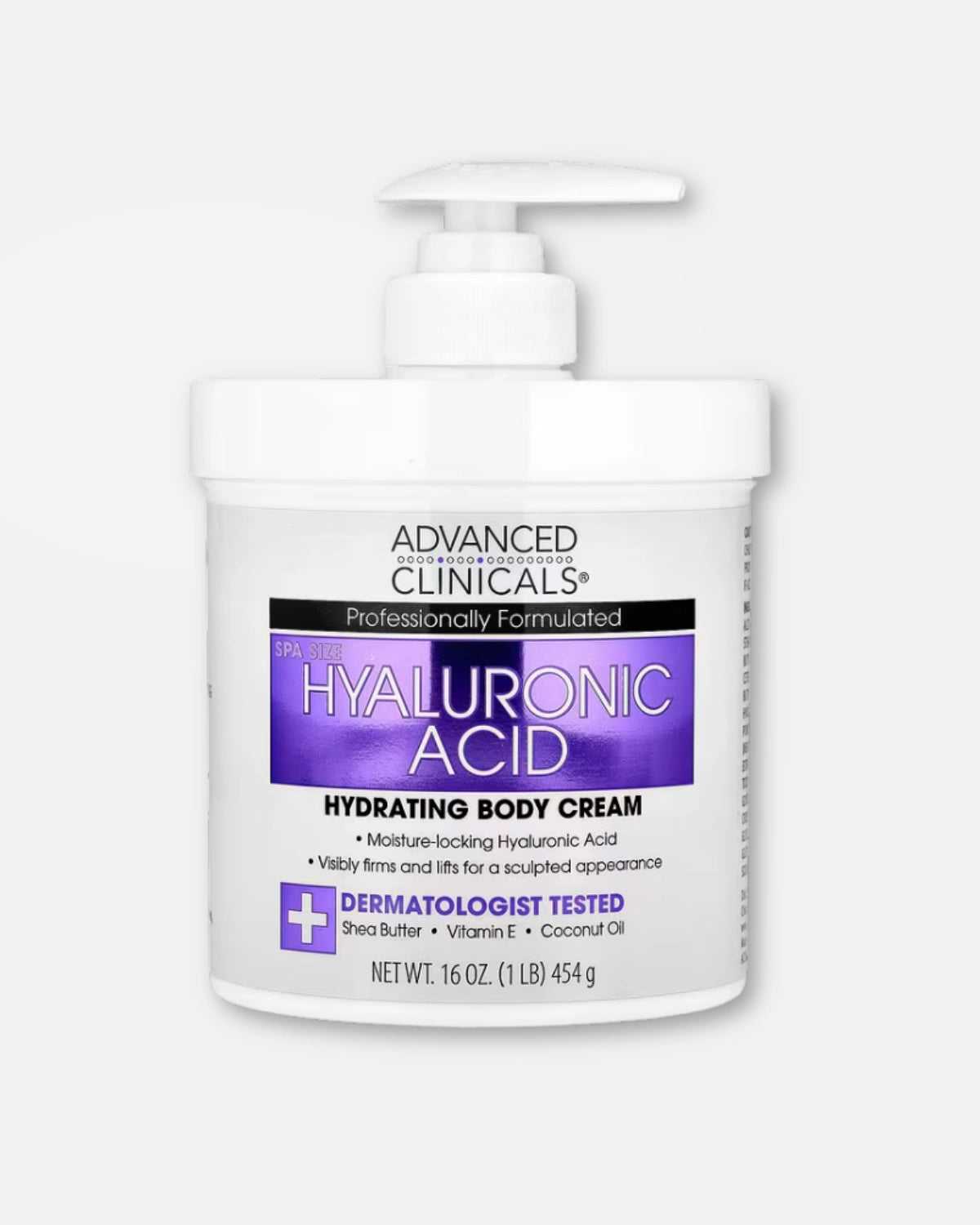 Fuktighetsgivende krem med Hyaluronic-syre 454g